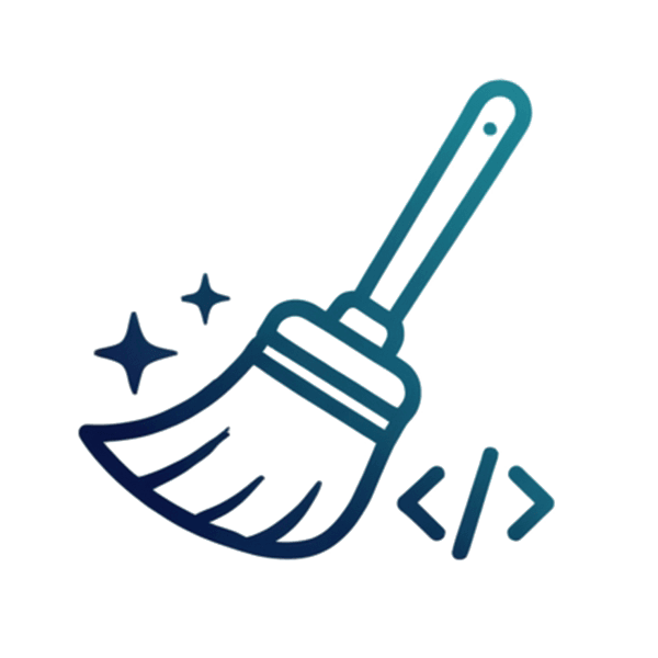 clean codebase icon
